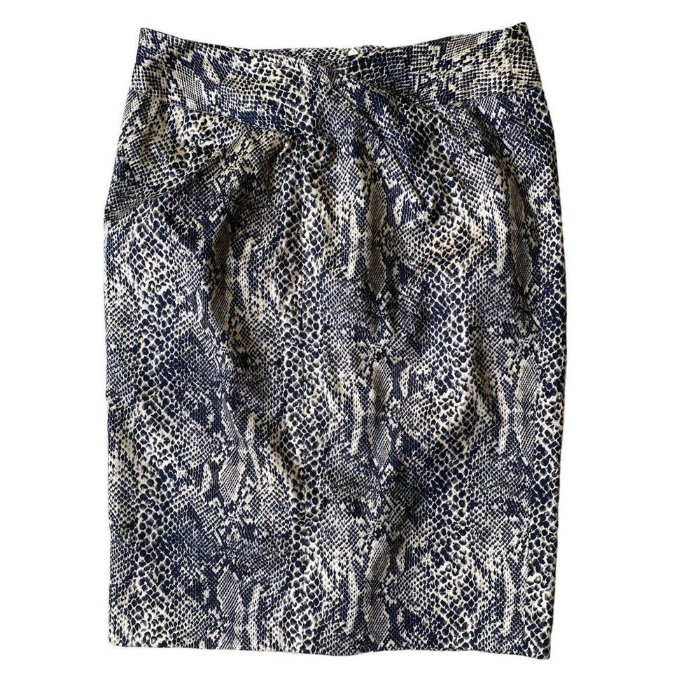 Michael Kors Skirt Womens 6 Brown Black Animal Leopard Print Mobwife Indie Boho